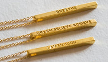 Load image into Gallery viewer, MantraBand Bar Necklaces