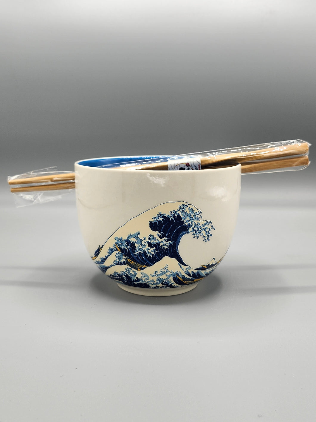 Noodle Bowl with Chopsticks - Wave