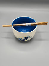 Load image into Gallery viewer, Noodle Bowl with Chopsticks - Wave

