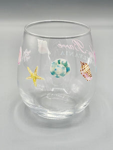 Stemless Wilkes-Barre Wine Glasses