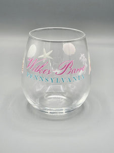 Stemless Wilkes-Barre Wine Glasses