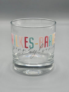 Wilkes-Barre "On the Rocks" Glass