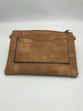 Load image into Gallery viewer, Faux Leather Clutch with removable shoulder strap

