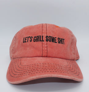 Primitives by Kathy - "Let's Grill Some S***" Baseball Cap