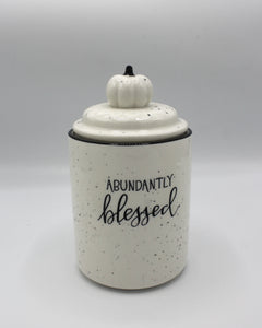 Primitives by Kathy - Always Grateful Stoneware Canister Set