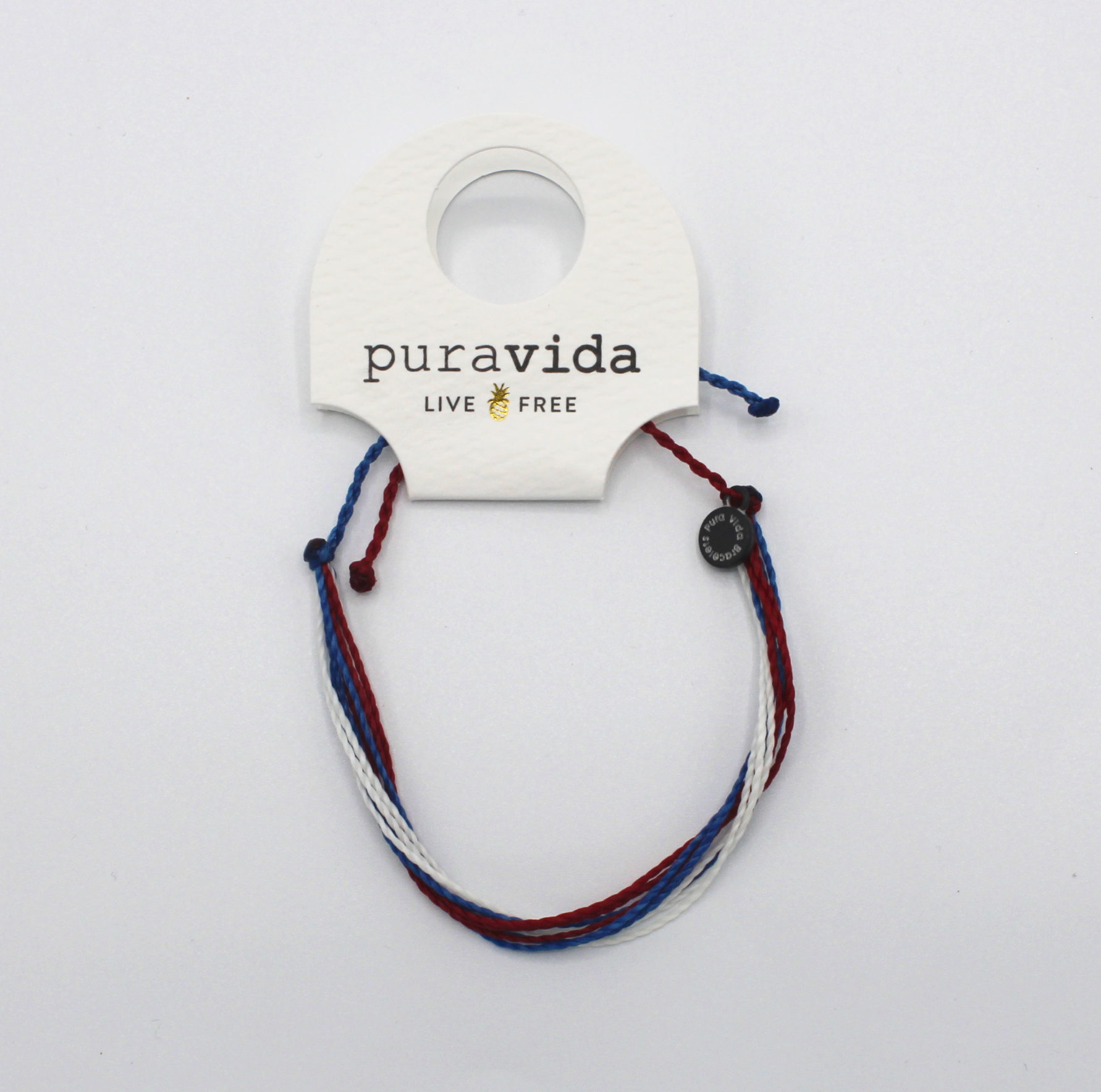 Red white and blue deals pura vida bracelet