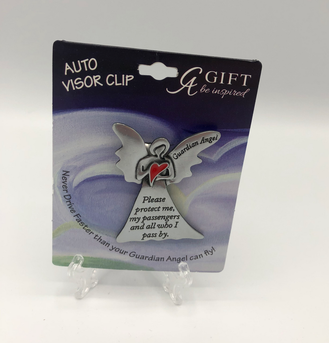 Abbey & CA Gift - Angel Auto Visor Clip