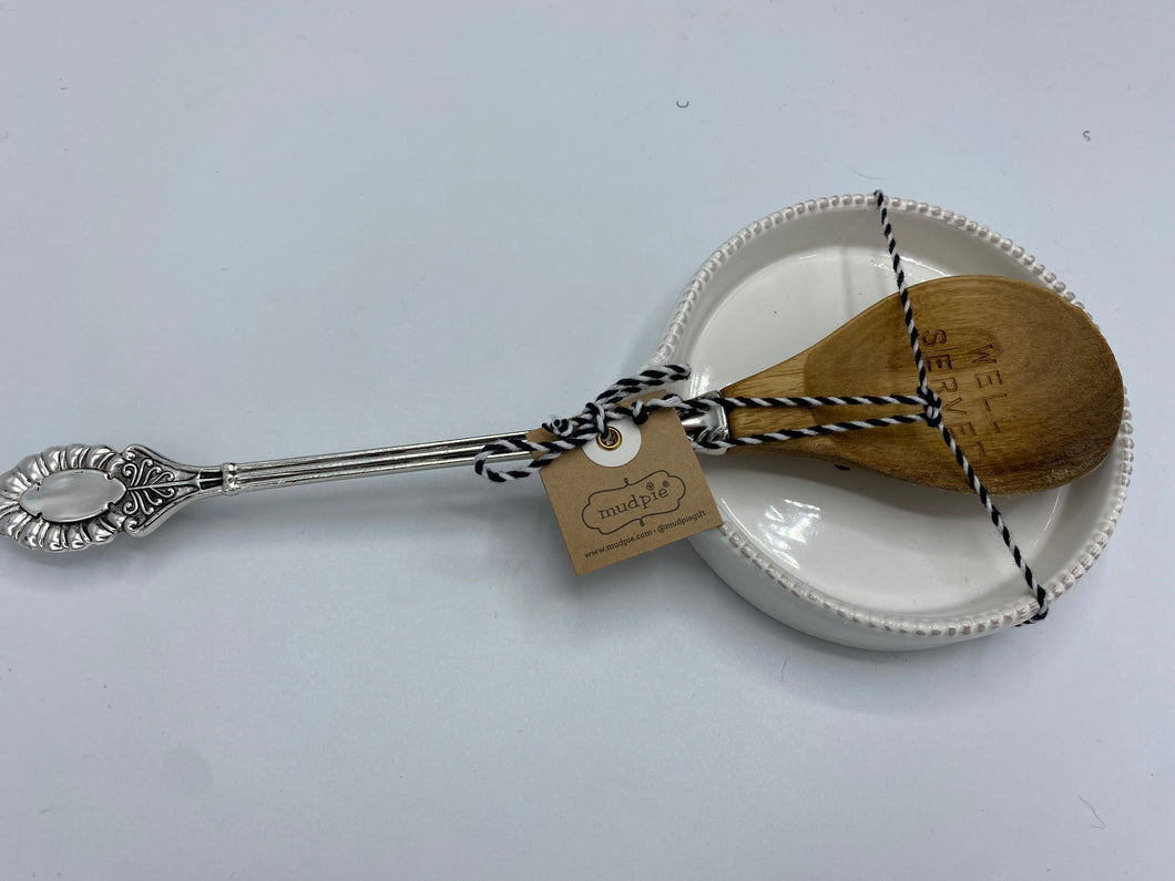 Mud Pie - Serving Spoon and Dish