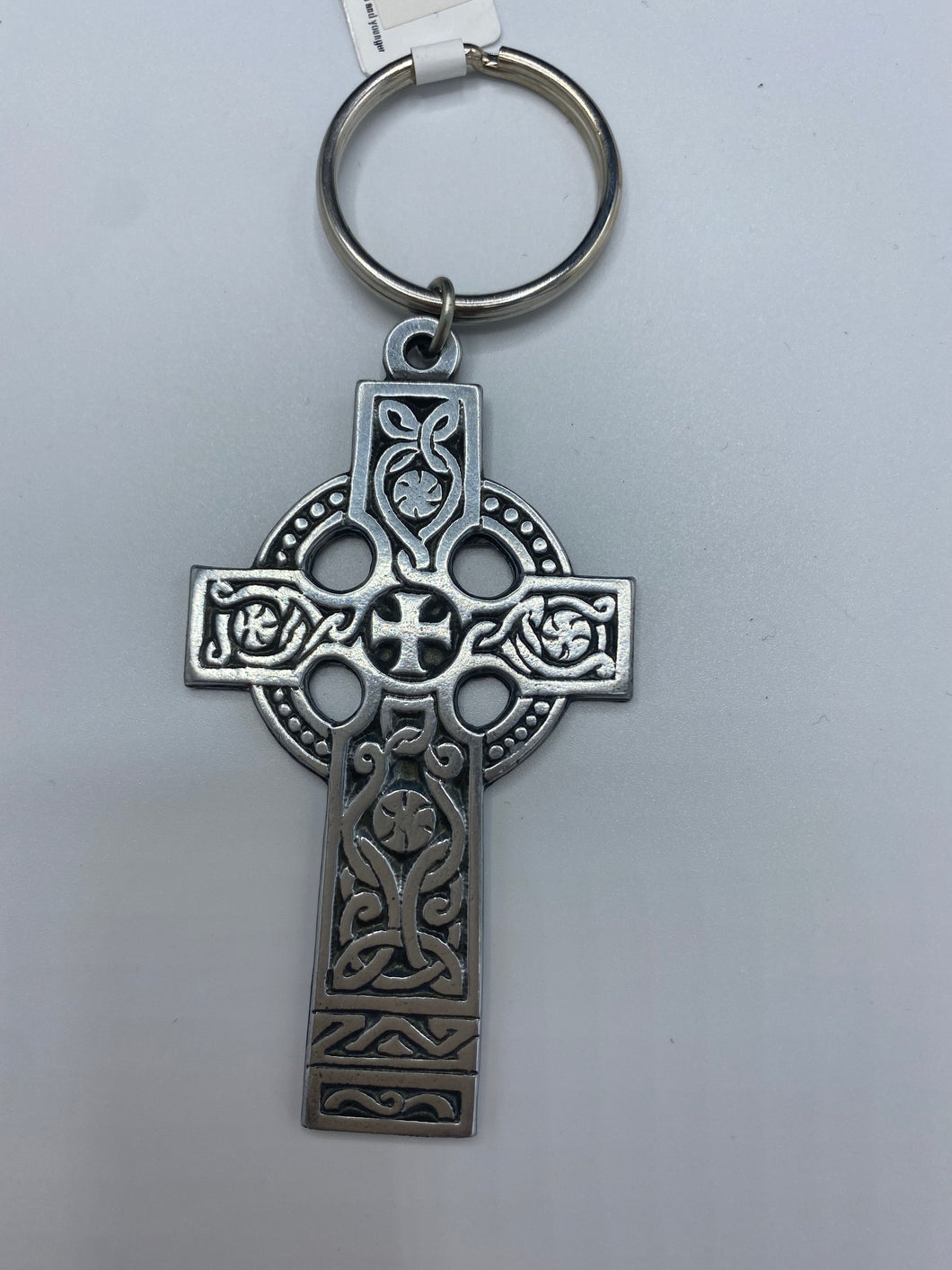 Metal Cross Keychain